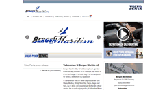 Desktop Screenshot of bergenmaritim.no